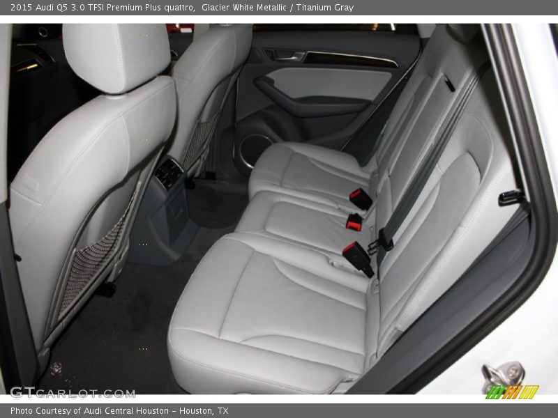 Glacier White Metallic / Titanium Gray 2015 Audi Q5 3.0 TFSI Premium Plus quattro
