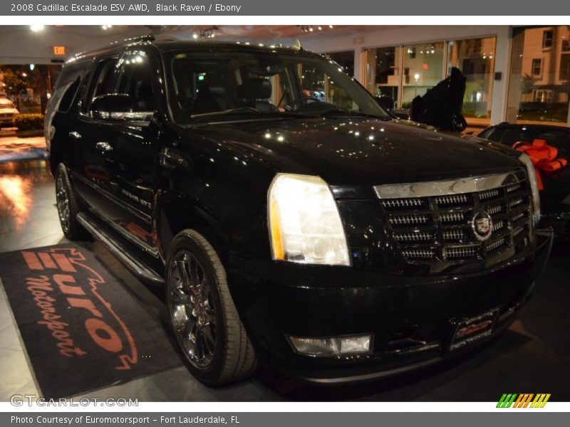 Black Raven / Ebony 2008 Cadillac Escalade ESV AWD