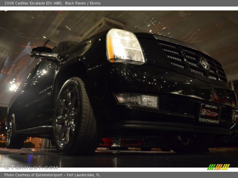 Black Raven / Ebony 2008 Cadillac Escalade ESV AWD