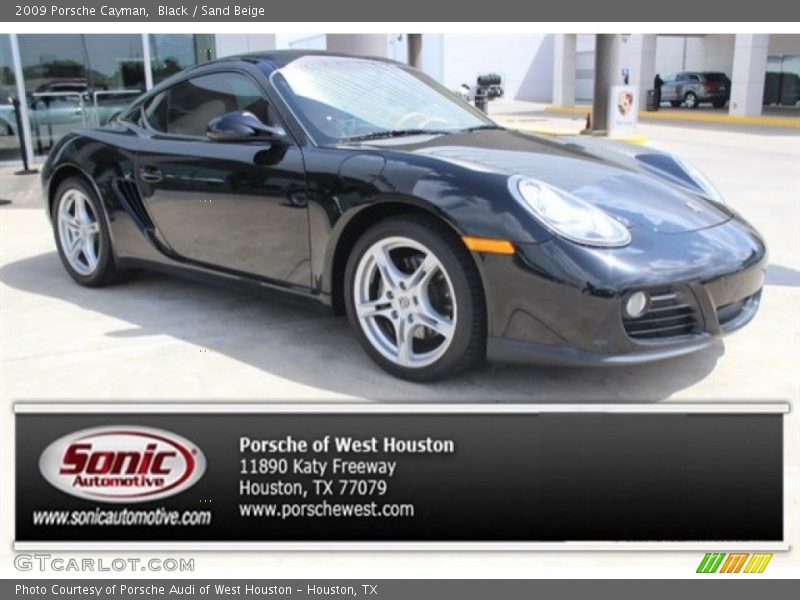 Black / Sand Beige 2009 Porsche Cayman