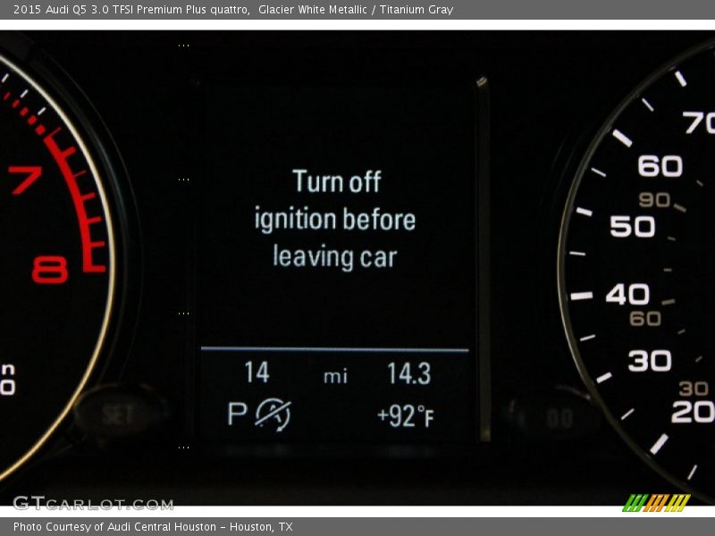 Glacier White Metallic / Titanium Gray 2015 Audi Q5 3.0 TFSI Premium Plus quattro