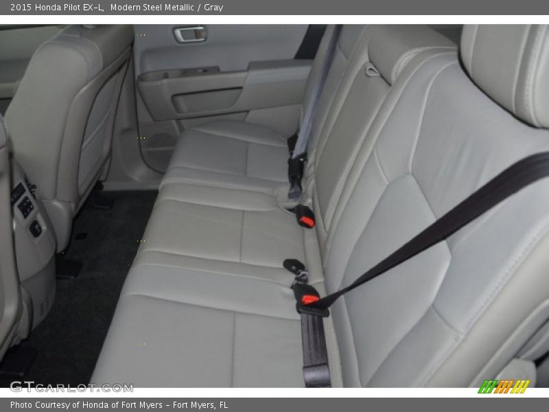 Modern Steel Metallic / Gray 2015 Honda Pilot EX-L