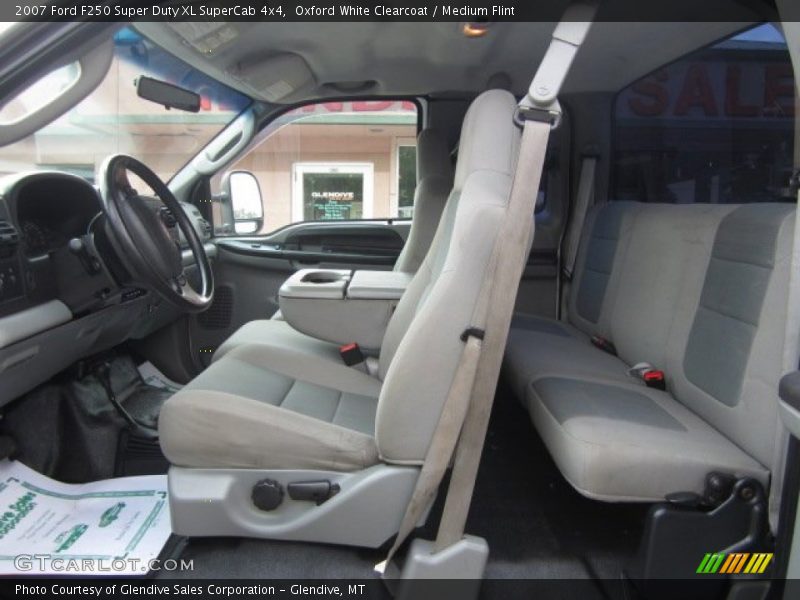  2007 F250 Super Duty XL SuperCab 4x4 Medium Flint Interior