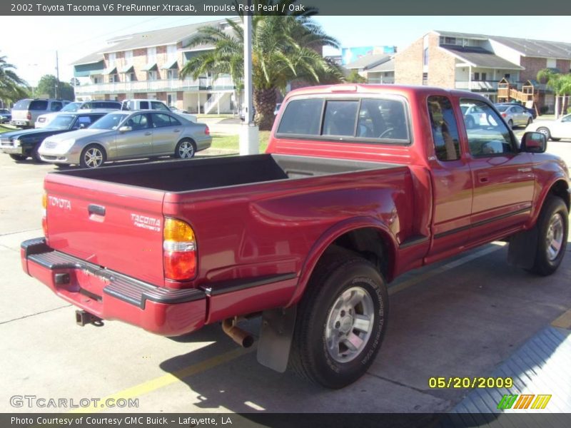 Impulse Red Pearl / Oak 2002 Toyota Tacoma V6 PreRunner Xtracab
