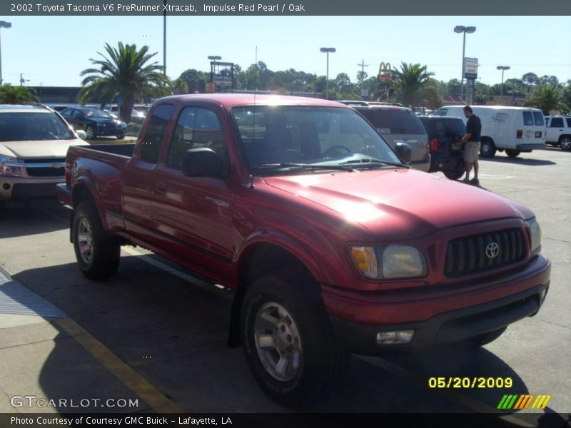 Impulse Red Pearl / Oak 2002 Toyota Tacoma V6 PreRunner Xtracab