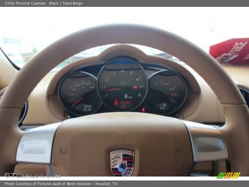 Black / Sand Beige 2009 Porsche Cayman