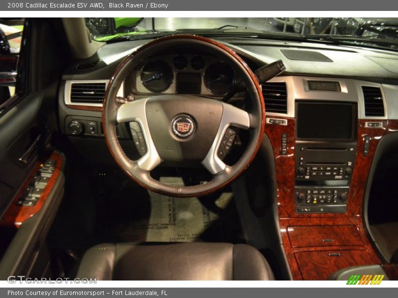 Black Raven / Ebony 2008 Cadillac Escalade ESV AWD