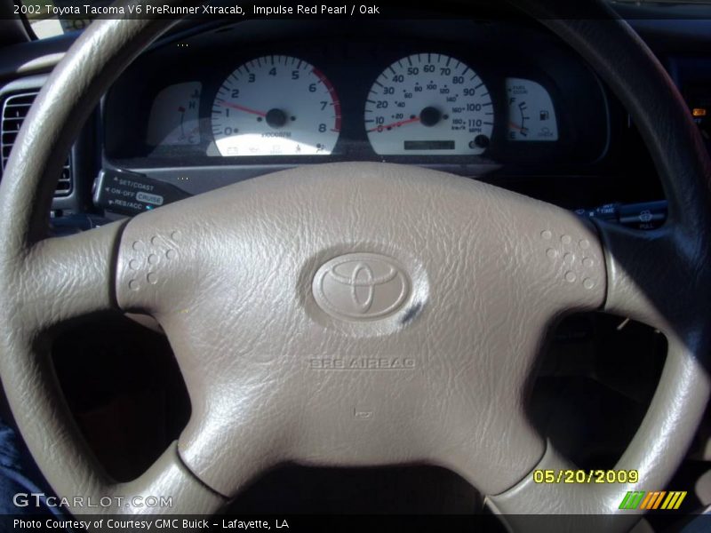Impulse Red Pearl / Oak 2002 Toyota Tacoma V6 PreRunner Xtracab