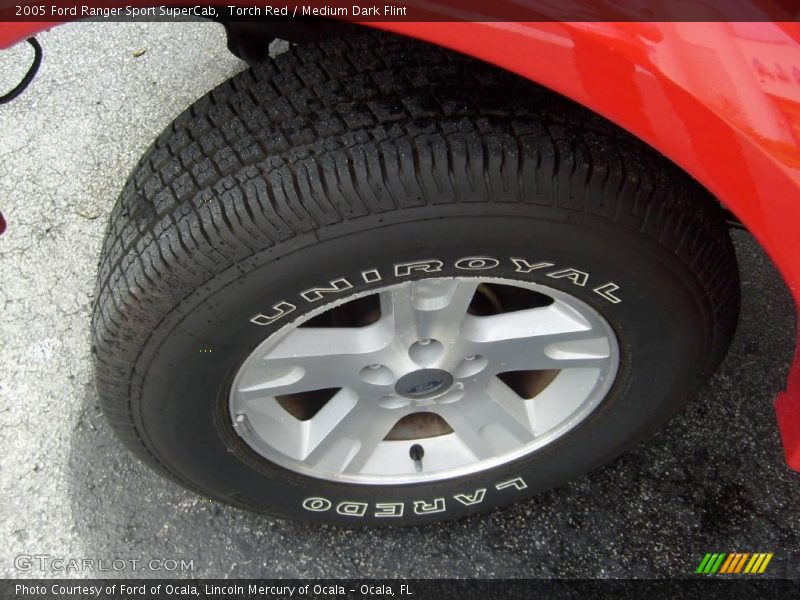 Torch Red / Medium Dark Flint 2005 Ford Ranger Sport SuperCab