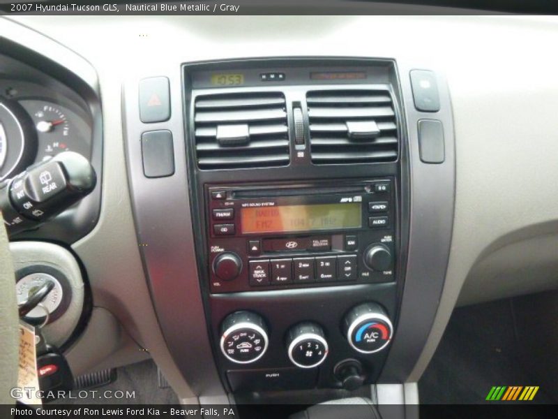 Nautical Blue Metallic / Gray 2007 Hyundai Tucson GLS