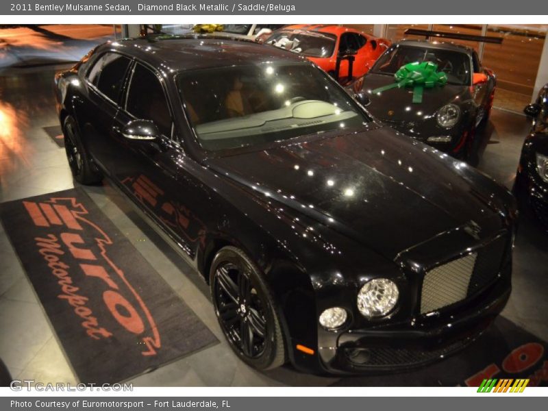 Diamond Black Metallic / Saddle/Beluga 2011 Bentley Mulsanne Sedan