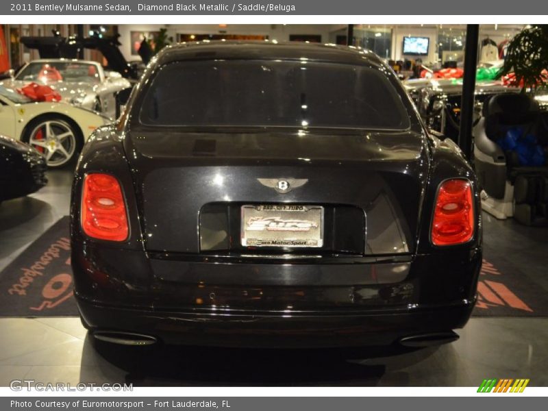 Diamond Black Metallic / Saddle/Beluga 2011 Bentley Mulsanne Sedan