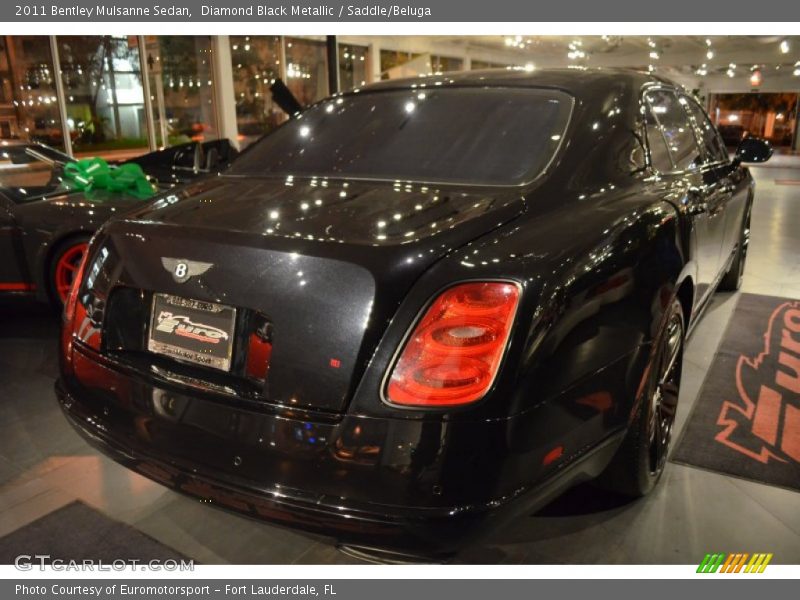 Diamond Black Metallic / Saddle/Beluga 2011 Bentley Mulsanne Sedan
