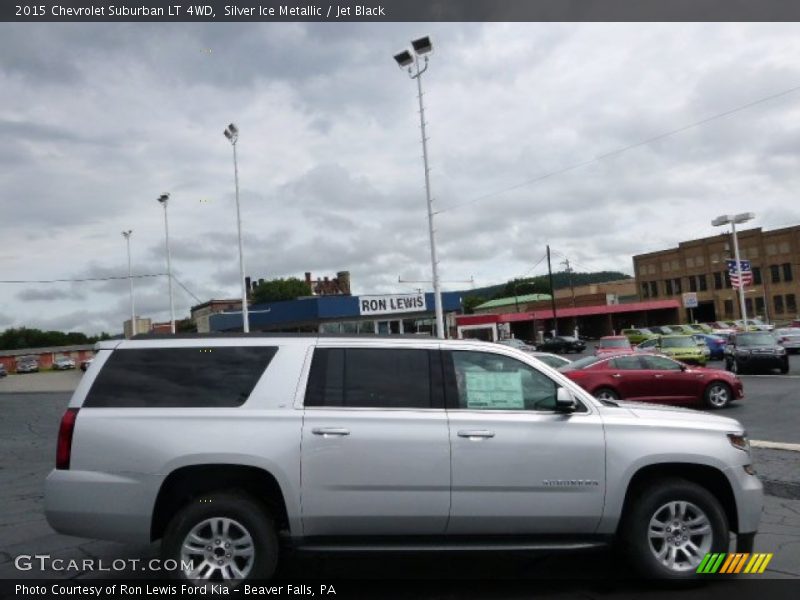 Silver Ice Metallic / Jet Black 2015 Chevrolet Suburban LT 4WD