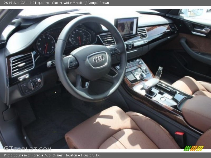  2015 A8 L 4.0T quattro Nougat Brown Interior