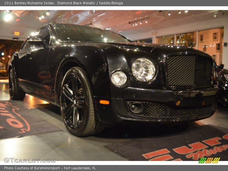 Diamond Black Metallic / Saddle/Beluga 2011 Bentley Mulsanne Sedan