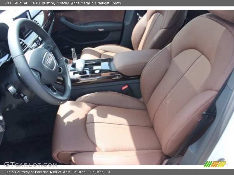 Front Seat of 2015 A8 L 4.0T quattro
