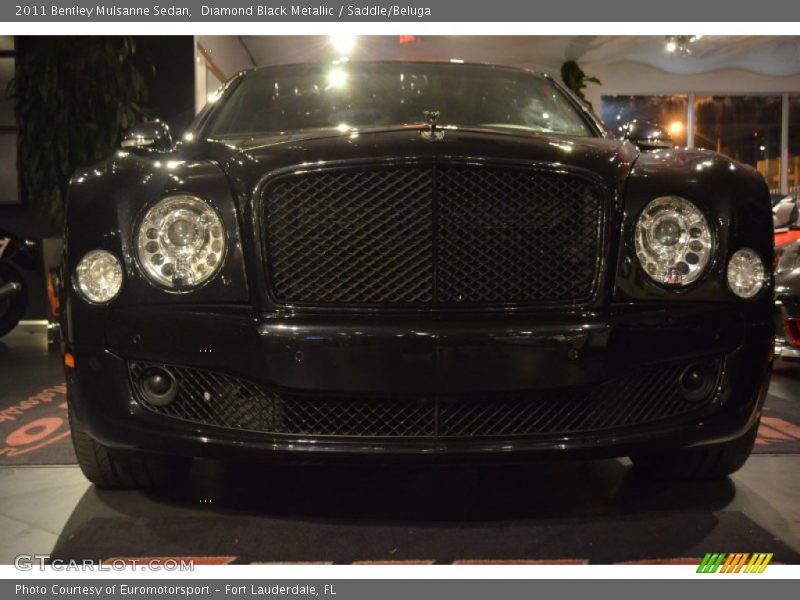 Diamond Black Metallic / Saddle/Beluga 2011 Bentley Mulsanne Sedan