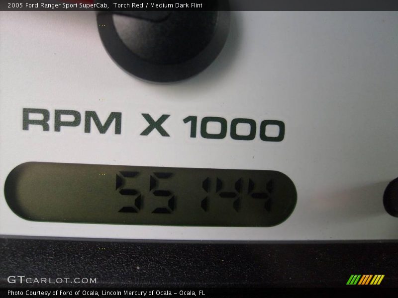 Torch Red / Medium Dark Flint 2005 Ford Ranger Sport SuperCab