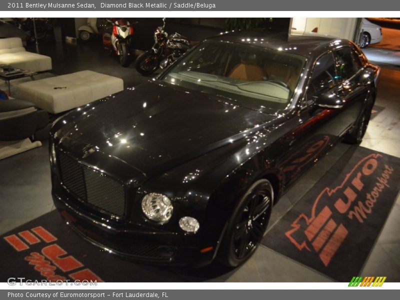 Diamond Black Metallic / Saddle/Beluga 2011 Bentley Mulsanne Sedan