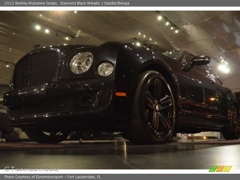 Diamond Black Metallic / Saddle/Beluga 2011 Bentley Mulsanne Sedan
