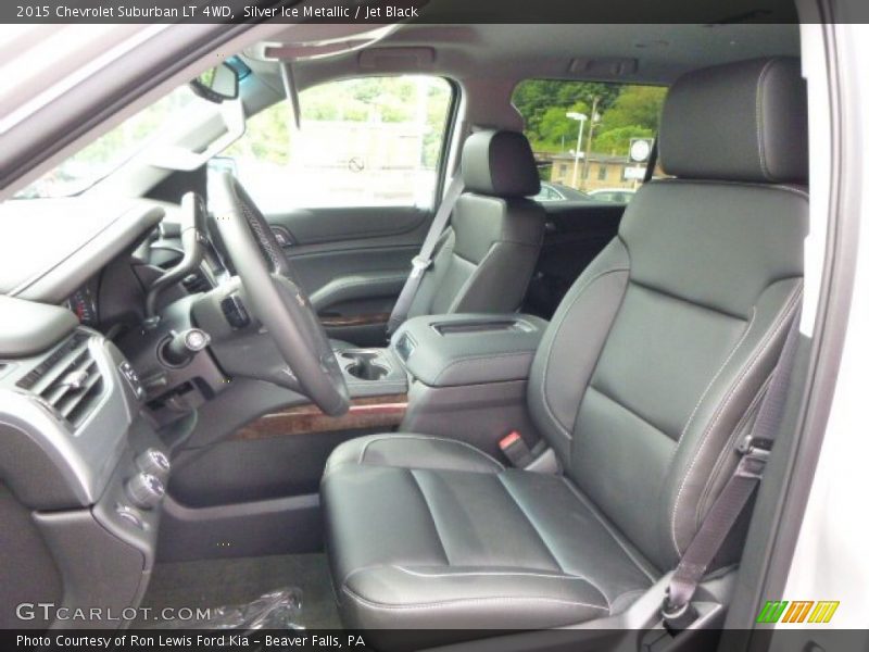 Silver Ice Metallic / Jet Black 2015 Chevrolet Suburban LT 4WD