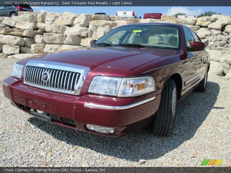 Dark Toreador Red Metallic / Light Camel 2007 Mercury Grand Marquis LS