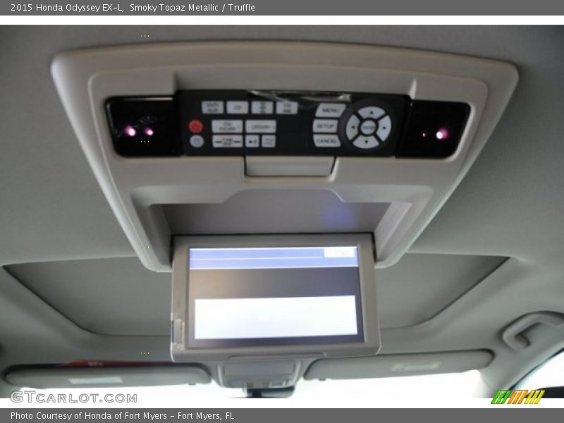Smoky Topaz Metallic / Truffle 2015 Honda Odyssey EX-L