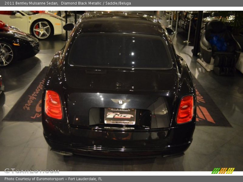 Diamond Black Metallic / Saddle/Beluga 2011 Bentley Mulsanne Sedan