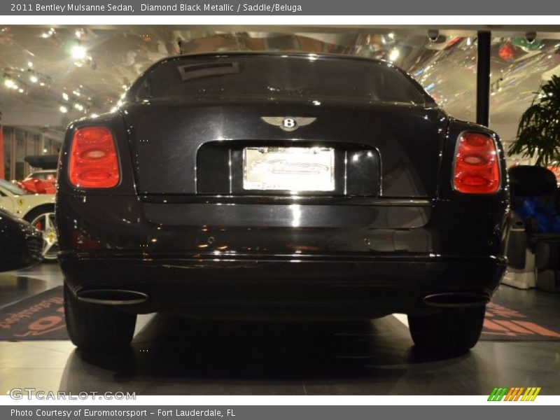 Diamond Black Metallic / Saddle/Beluga 2011 Bentley Mulsanne Sedan