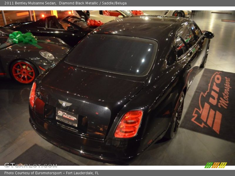 Diamond Black Metallic / Saddle/Beluga 2011 Bentley Mulsanne Sedan