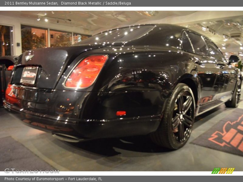 Diamond Black Metallic / Saddle/Beluga 2011 Bentley Mulsanne Sedan