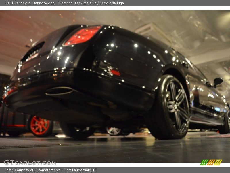 Diamond Black Metallic / Saddle/Beluga 2011 Bentley Mulsanne Sedan