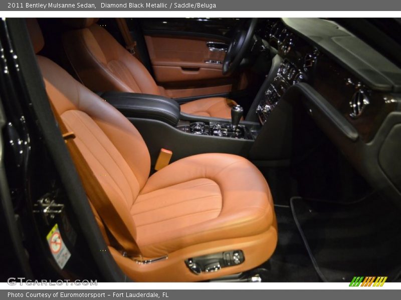 Diamond Black Metallic / Saddle/Beluga 2011 Bentley Mulsanne Sedan