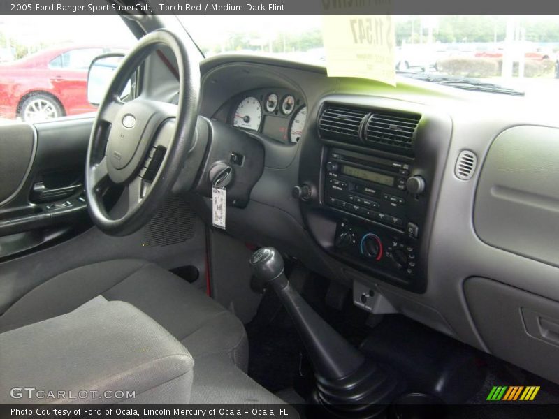 Torch Red / Medium Dark Flint 2005 Ford Ranger Sport SuperCab