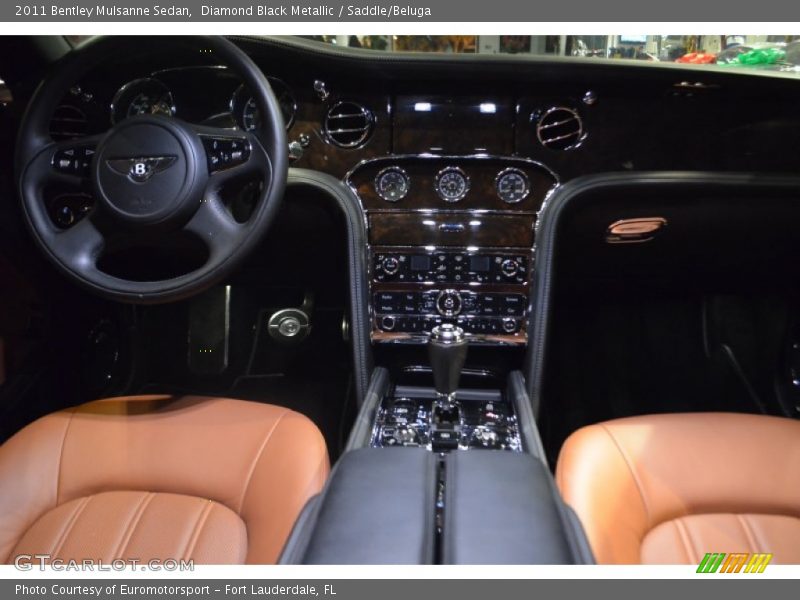 Diamond Black Metallic / Saddle/Beluga 2011 Bentley Mulsanne Sedan