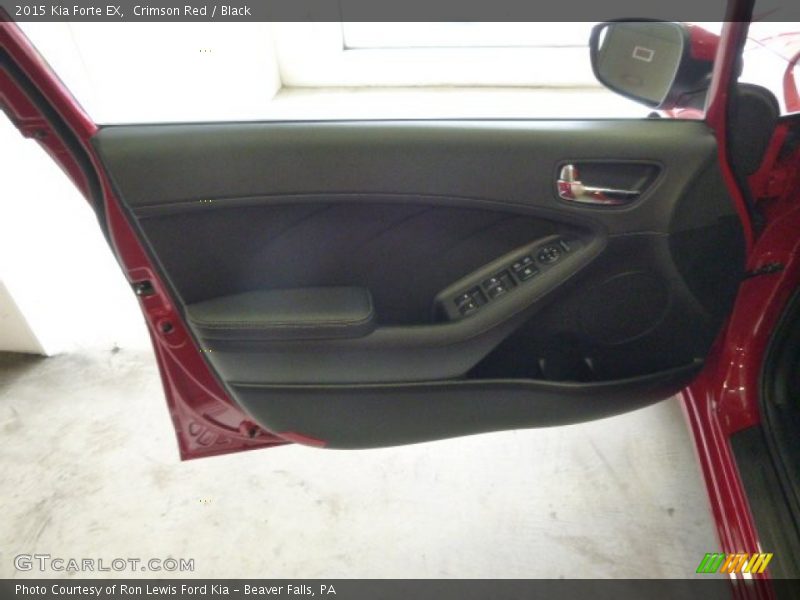 Crimson Red / Black 2015 Kia Forte EX