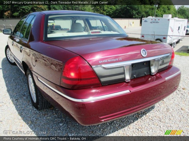 Dark Toreador Red Metallic / Light Camel 2007 Mercury Grand Marquis LS