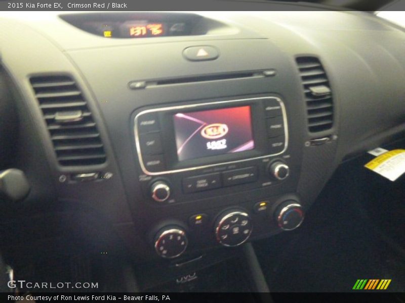 Crimson Red / Black 2015 Kia Forte EX