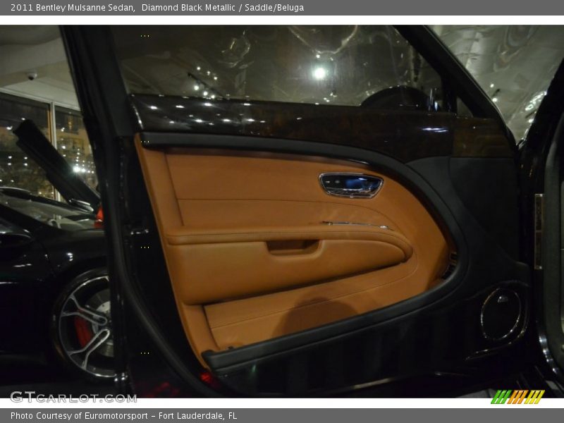 Diamond Black Metallic / Saddle/Beluga 2011 Bentley Mulsanne Sedan