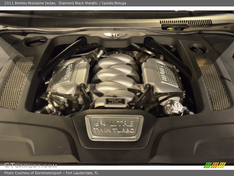  2011 Mulsanne Sedan Engine - 6.75 Liter Twin-Turbocharged OHV 16-Valve VVT V8