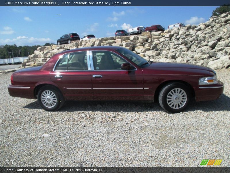 Dark Toreador Red Metallic / Light Camel 2007 Mercury Grand Marquis LS