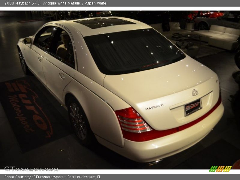 Antigua White Metallic / Aspen White 2008 Maybach 57 S