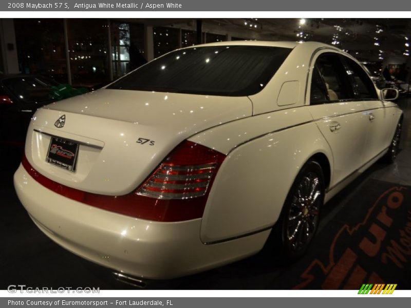 Antigua White Metallic / Aspen White 2008 Maybach 57 S