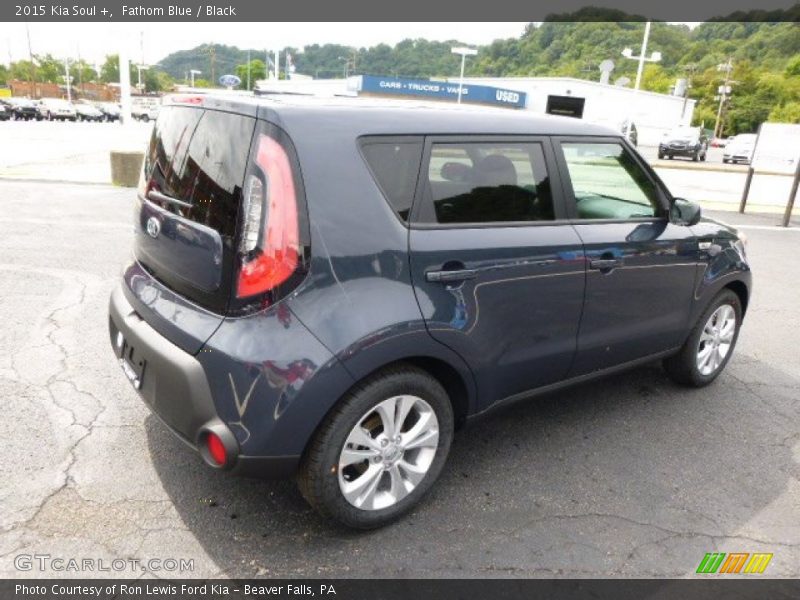 Fathom Blue / Black 2015 Kia Soul +