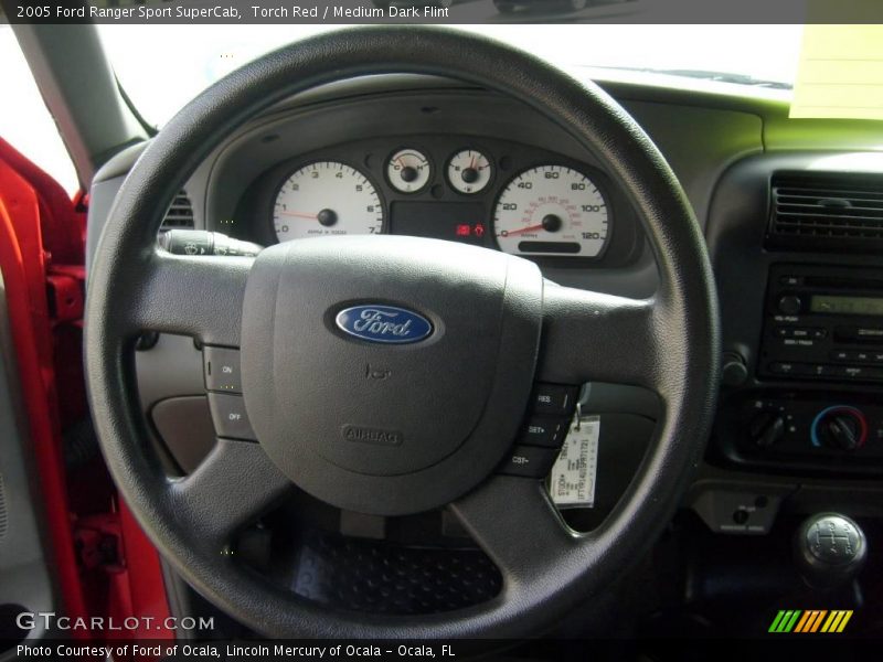 Torch Red / Medium Dark Flint 2005 Ford Ranger Sport SuperCab