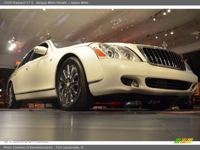 Antigua White Metallic / Aspen White 2008 Maybach 57 S