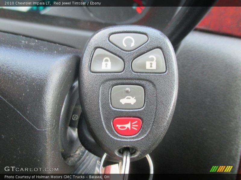 Red Jewel Tintcoat / Ebony 2010 Chevrolet Impala LT