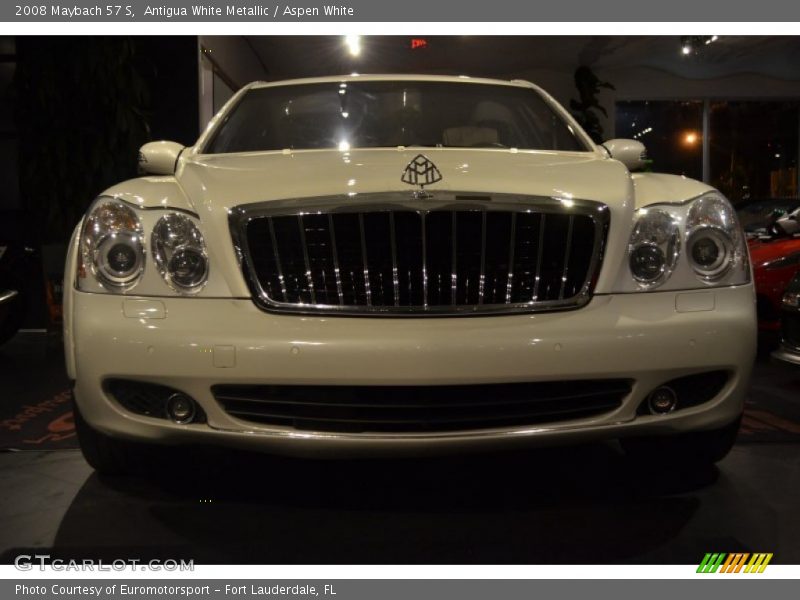 Antigua White Metallic / Aspen White 2008 Maybach 57 S