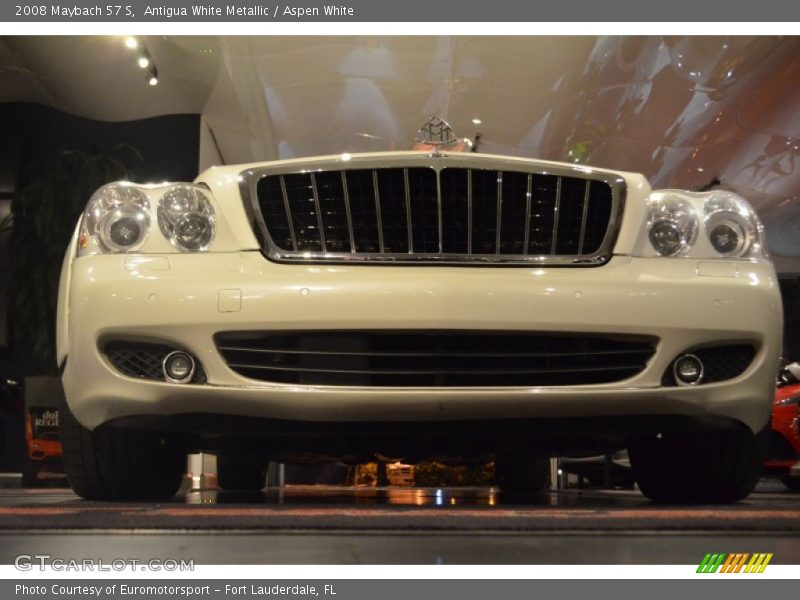 Antigua White Metallic / Aspen White 2008 Maybach 57 S